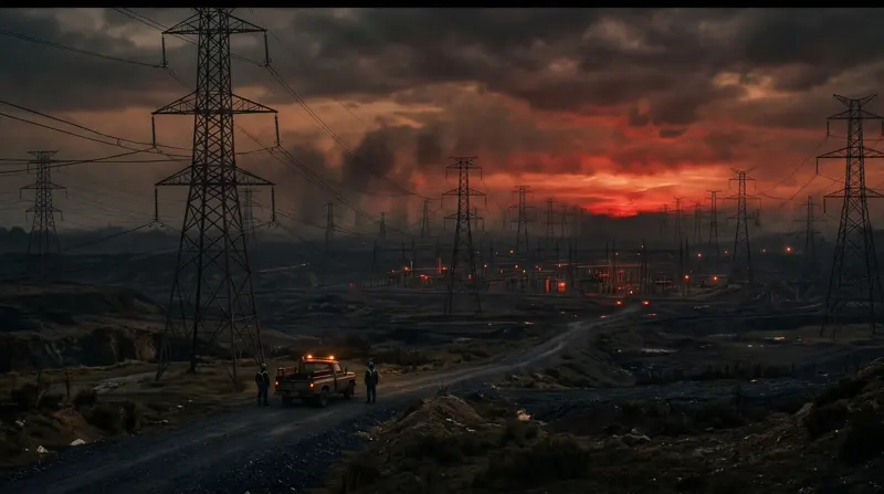 Power Grid at Dusk